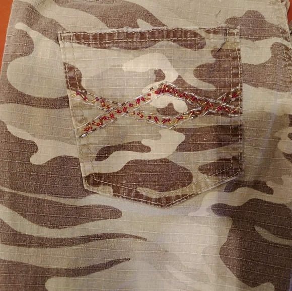 Vanilla Star Pants - Beaded camo pants